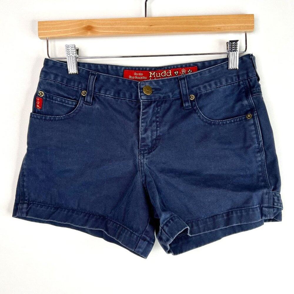 Vintage Y2K Mudd Navy Carpenter Shorts 5